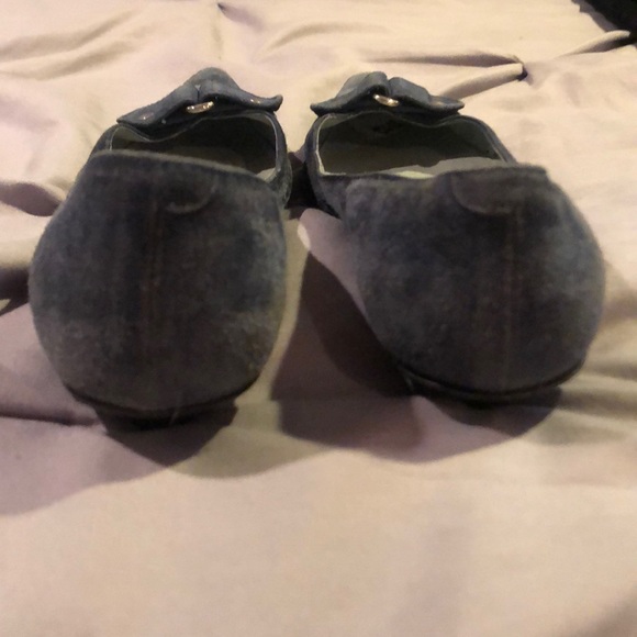 Sigerson Morrison blue suede shoes - Picture 3 of 7